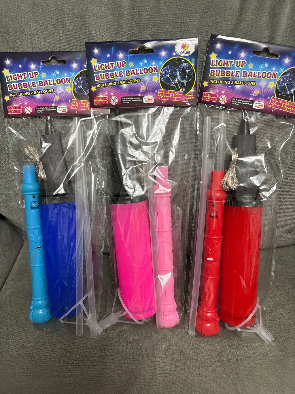Light up bubble ballon
