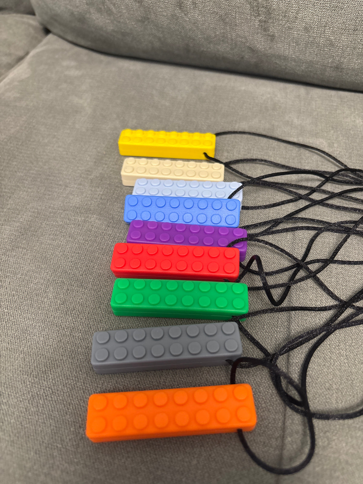 Lego chew necklace