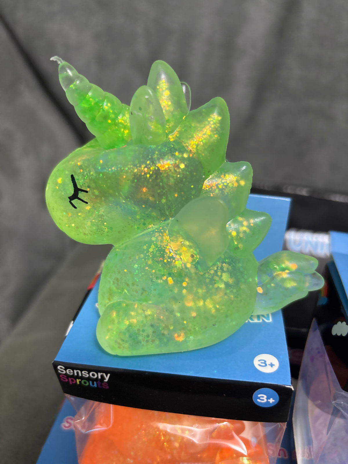 Squishy glitter unicorn