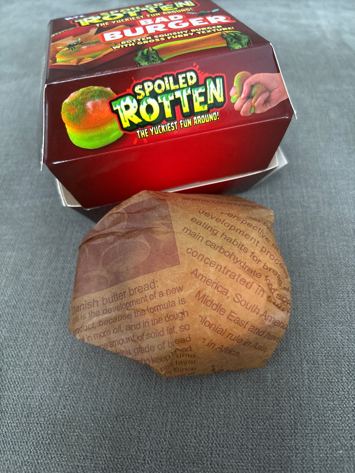 Spoiled rotten burger