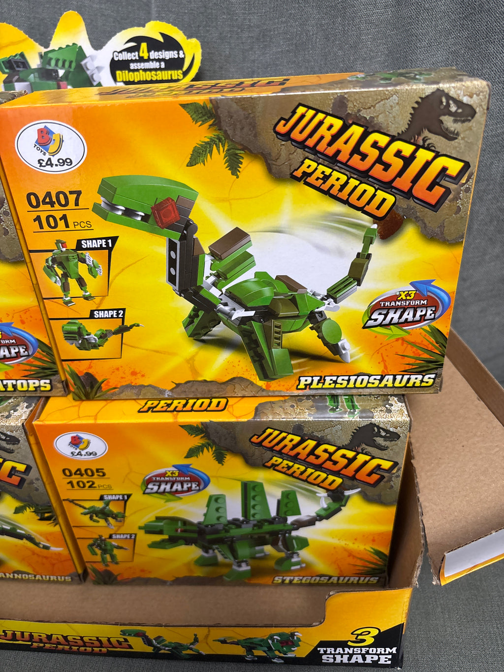 Jurassic Lego building set