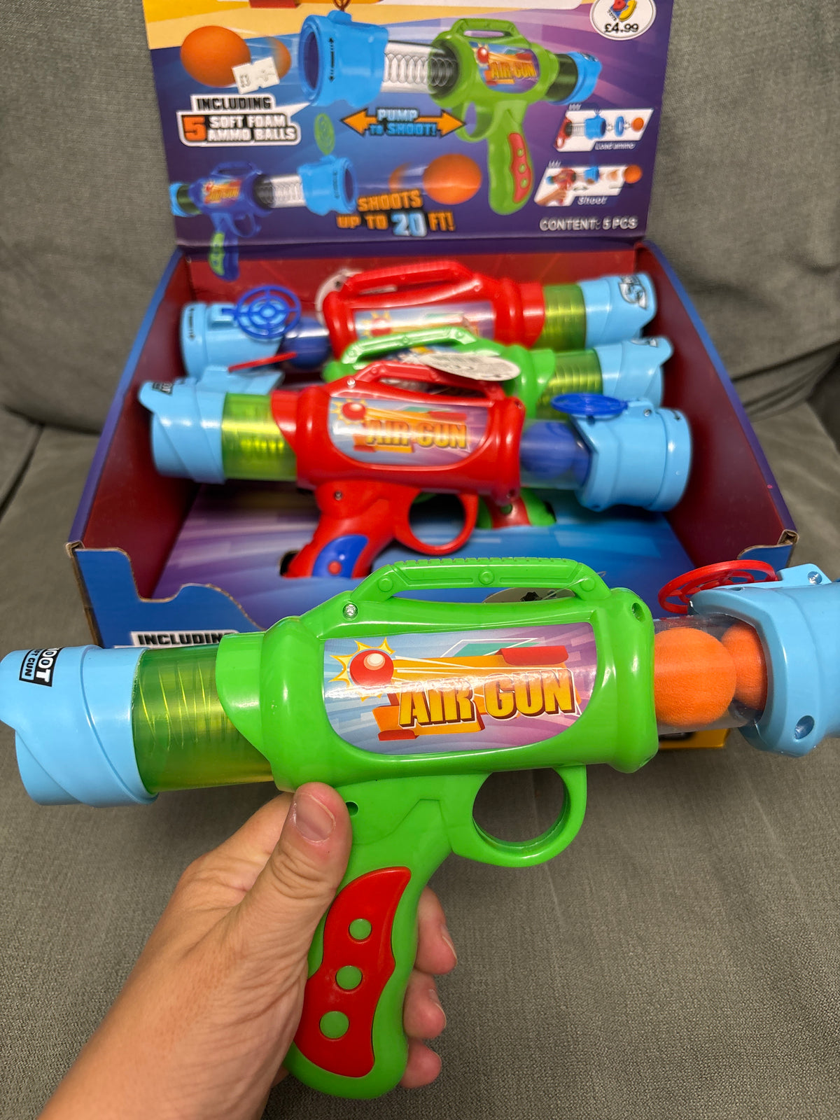 Foam ball air gun