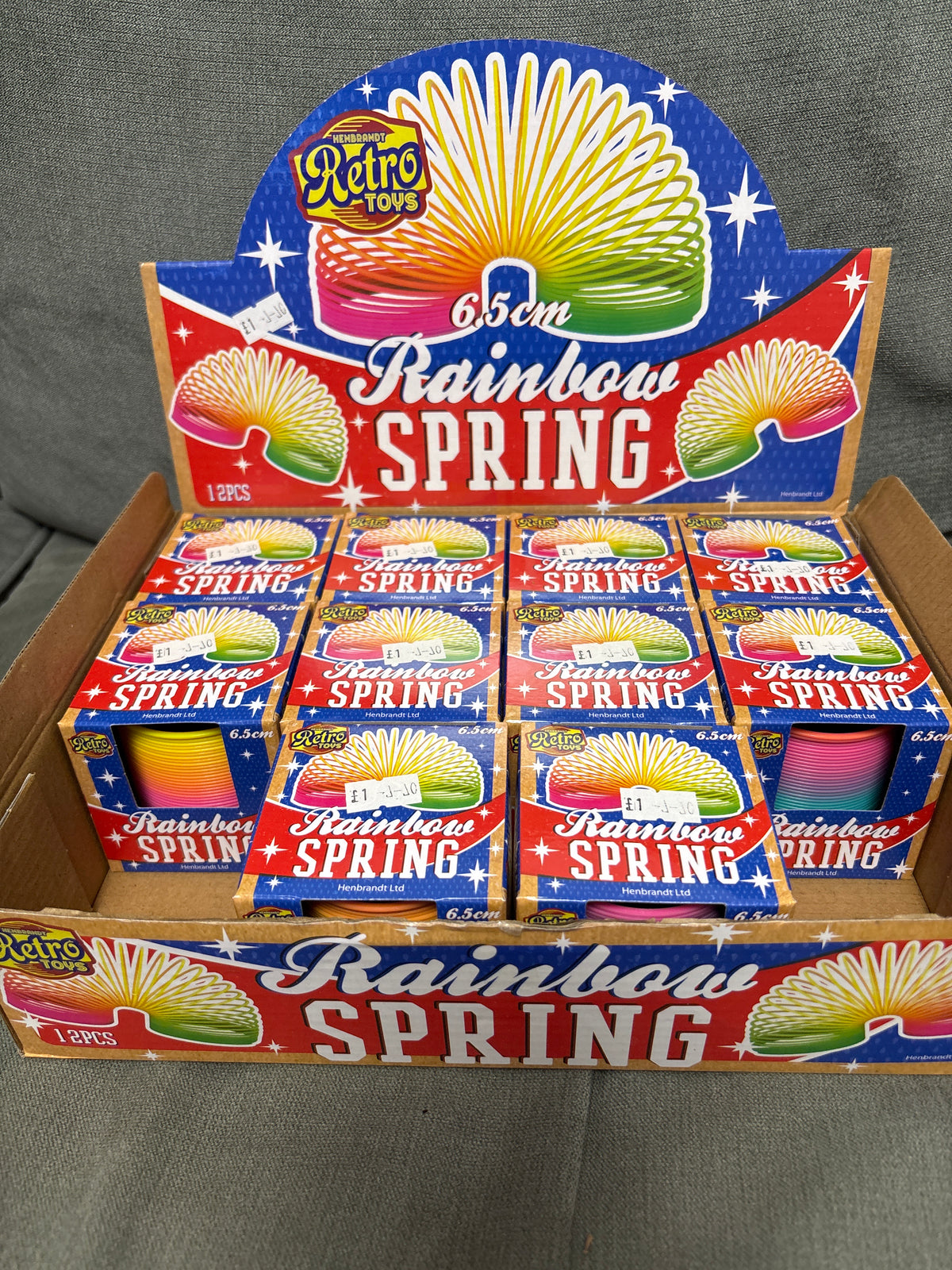 Rainbow spring slinky