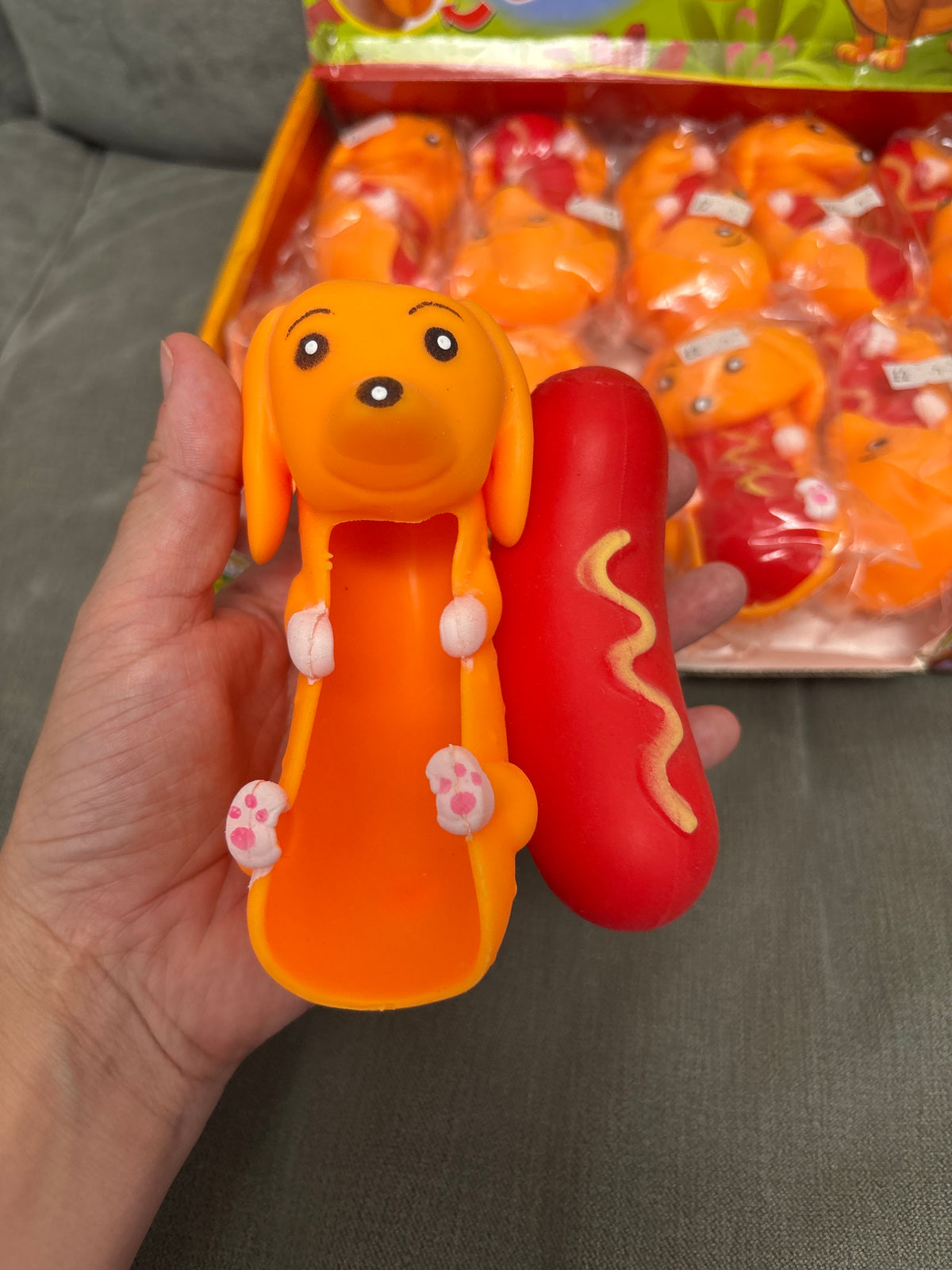 Squeezy sausage dog