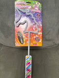 Flashing unicorn silhouette wand