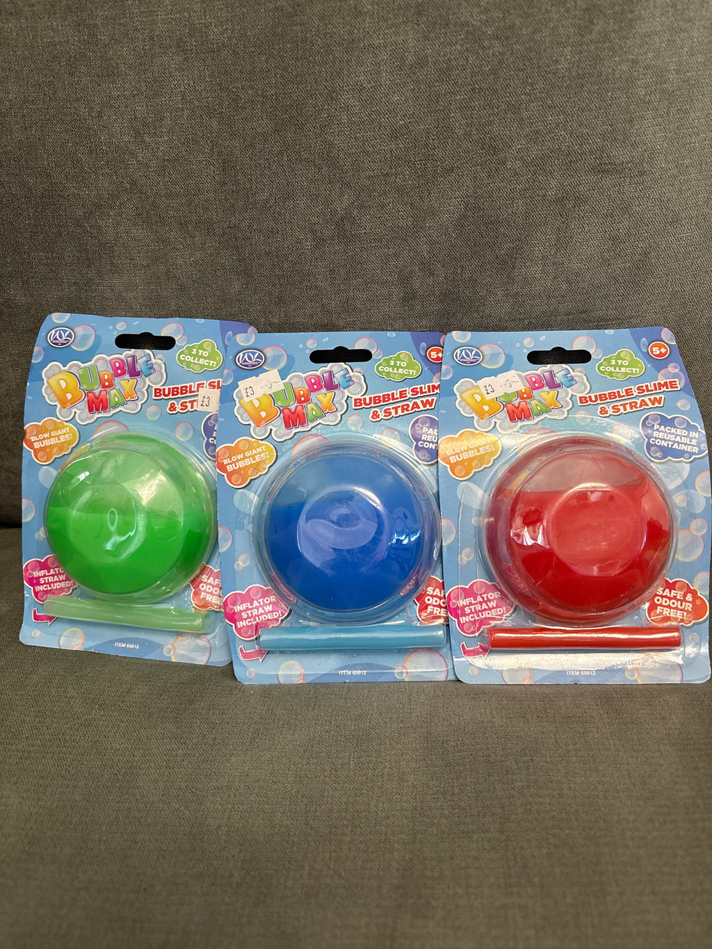 Bubble slime & straw