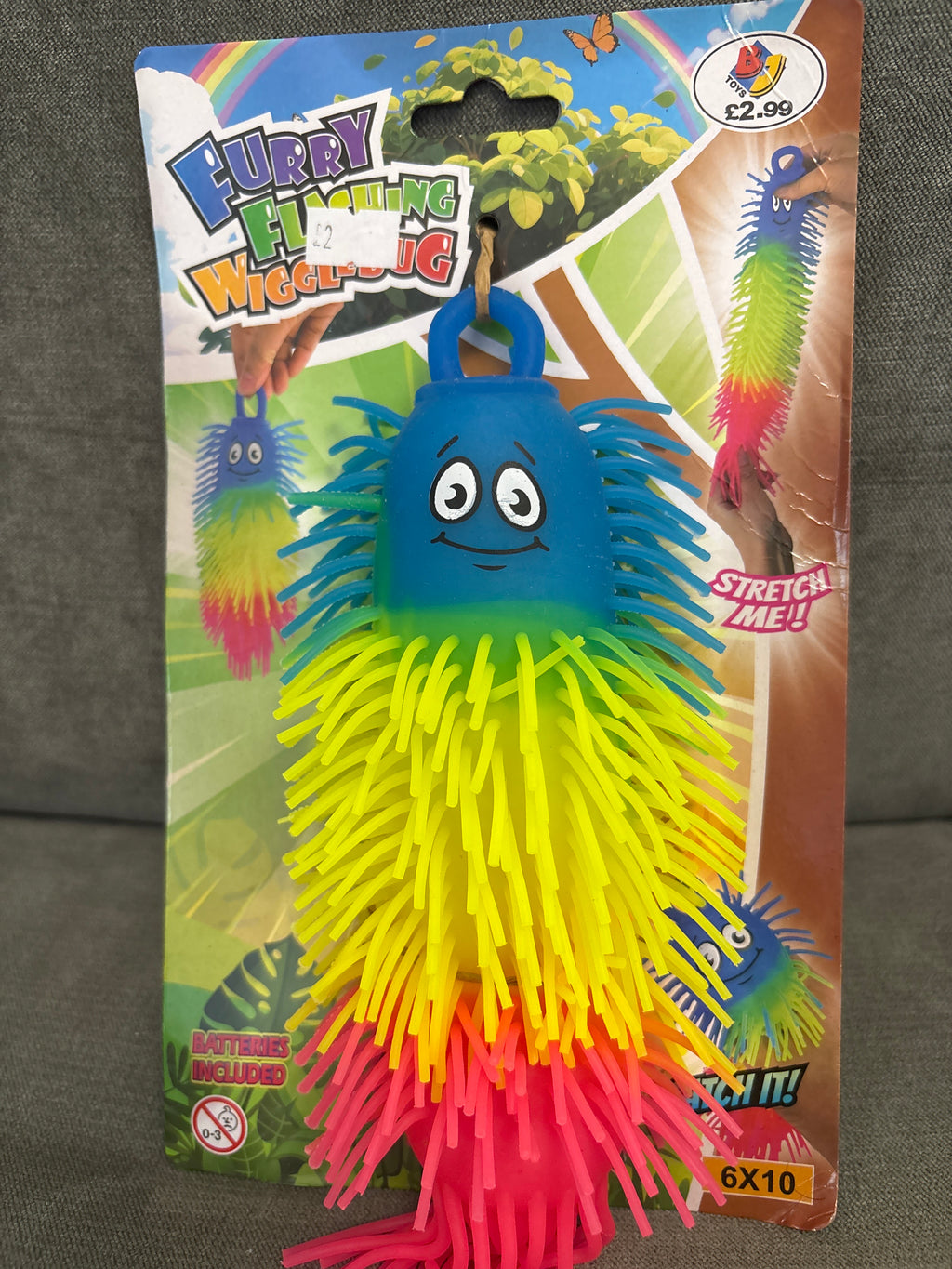 Furry flashing wiggle bug