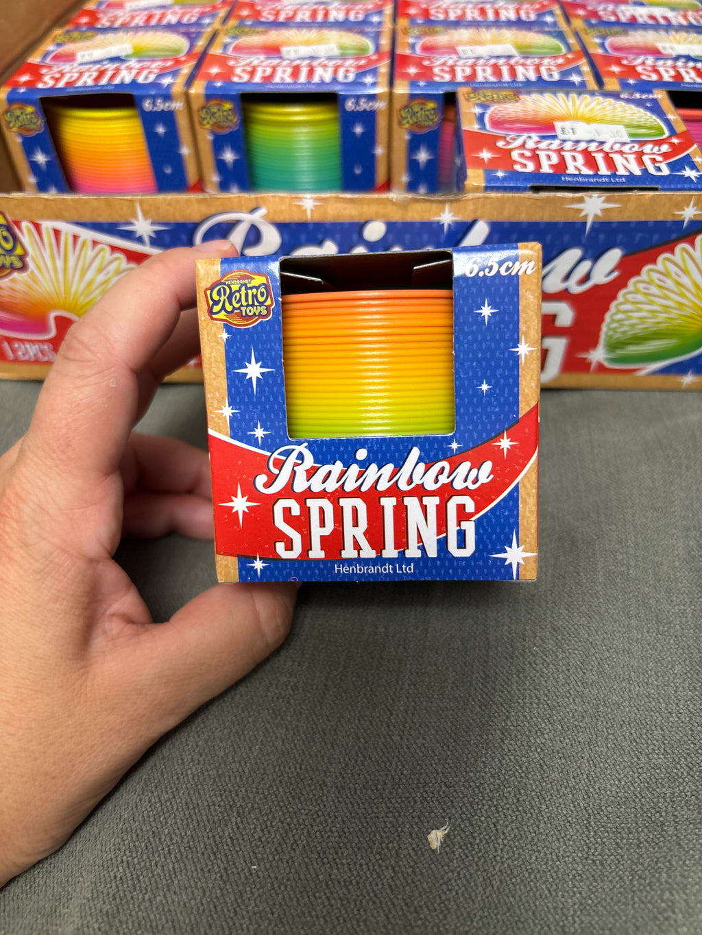 Rainbow spring slinky