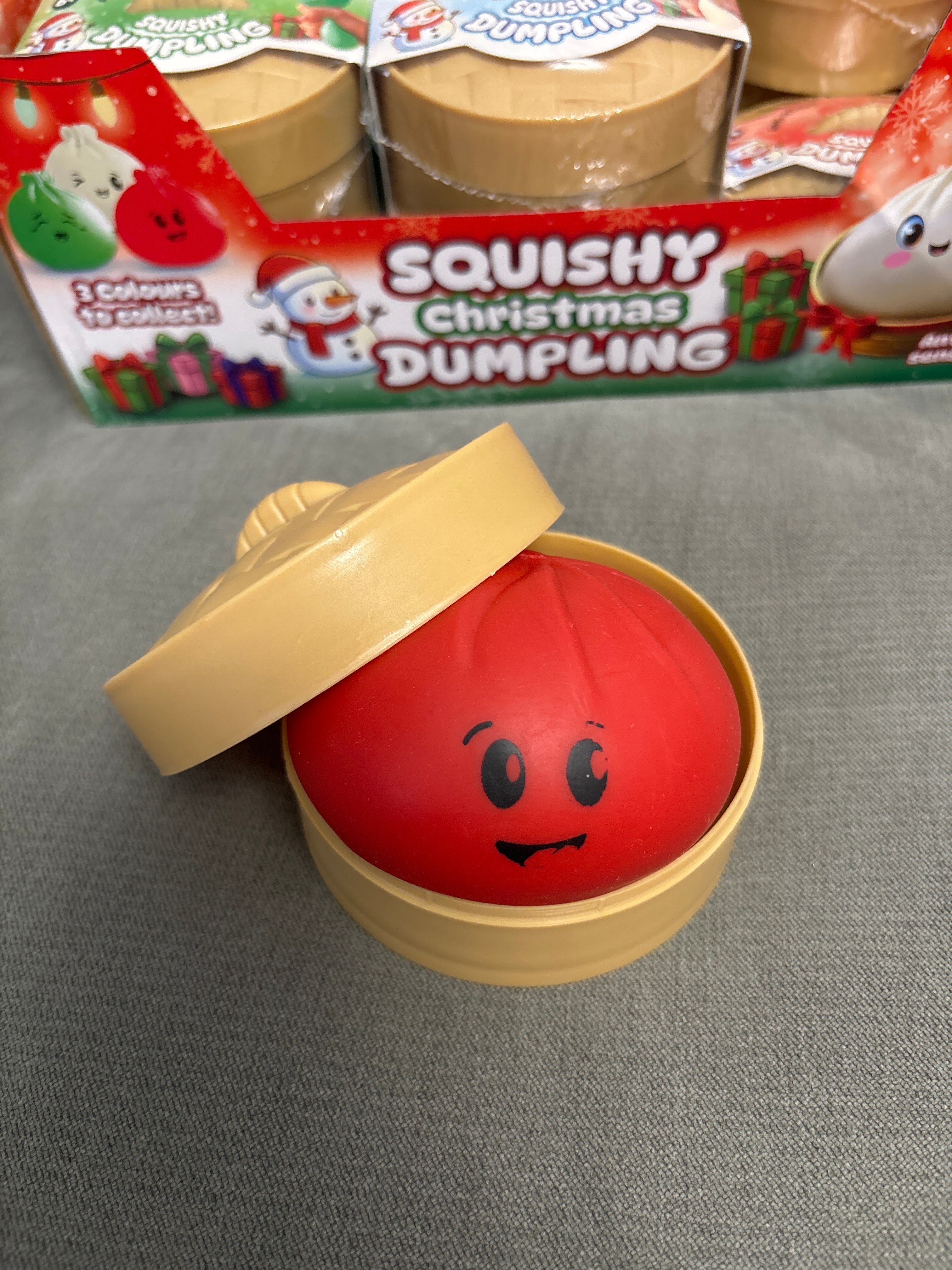 Set of 3 squishy Christmas dumplings