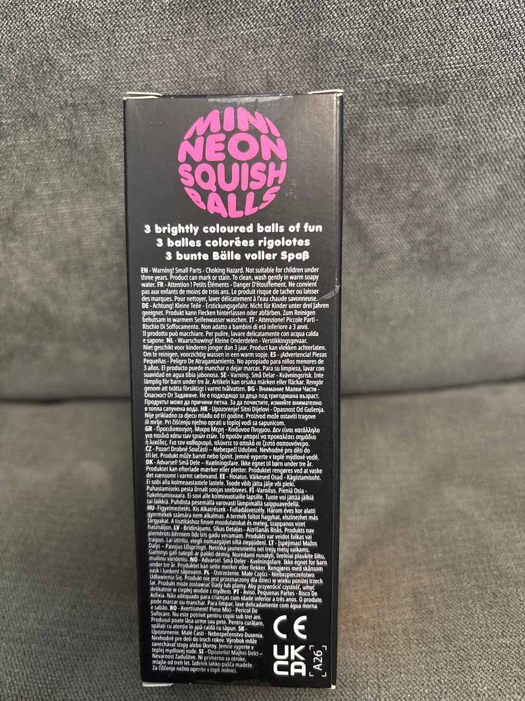 Scrunchems neon squish balls 3 pack