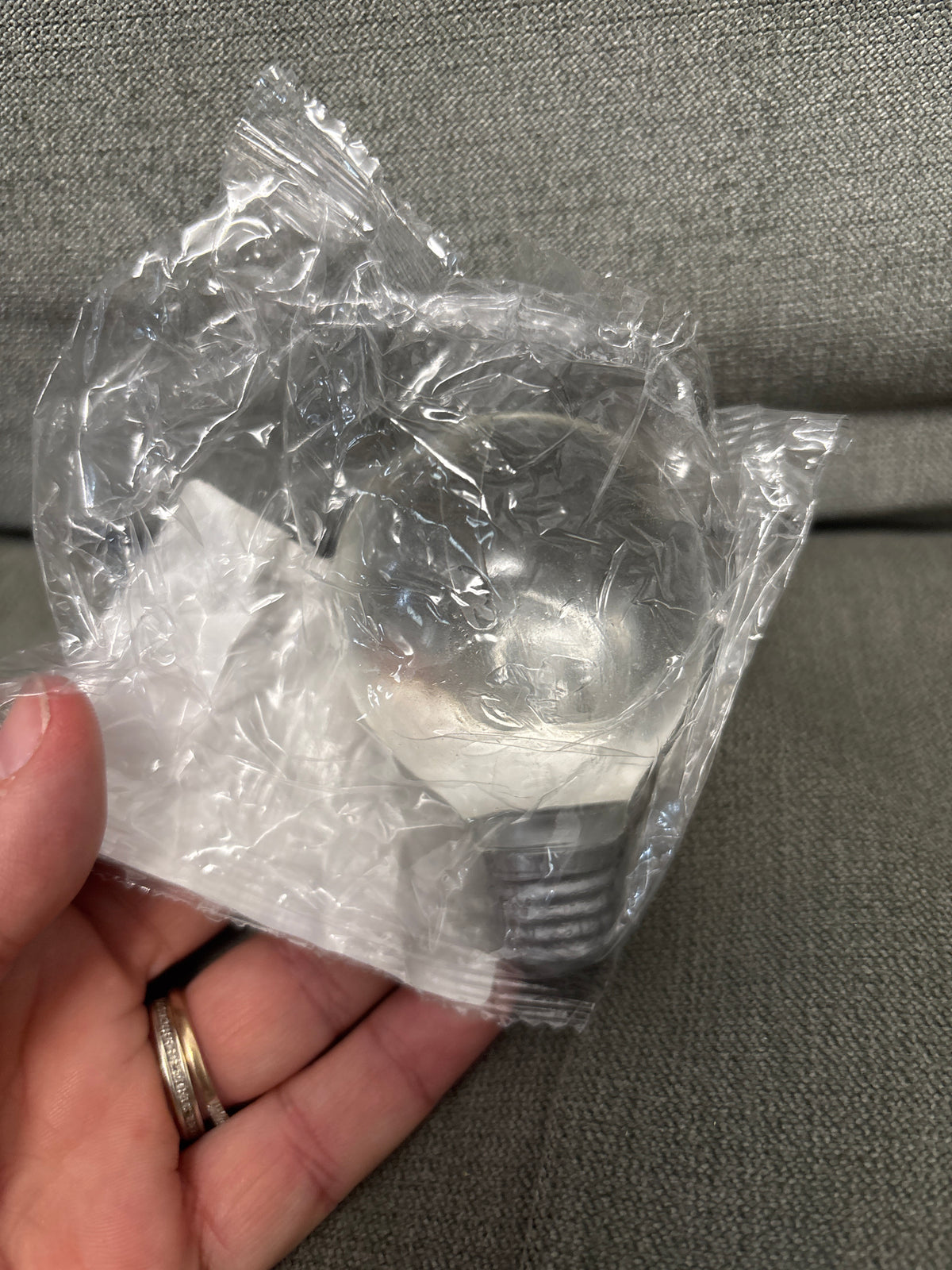 Glow in dark lightbulb squishy