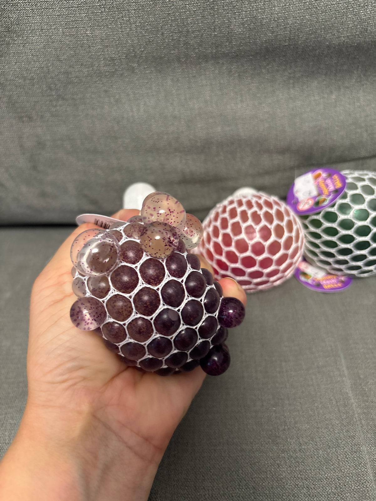 Squishy mesh balls