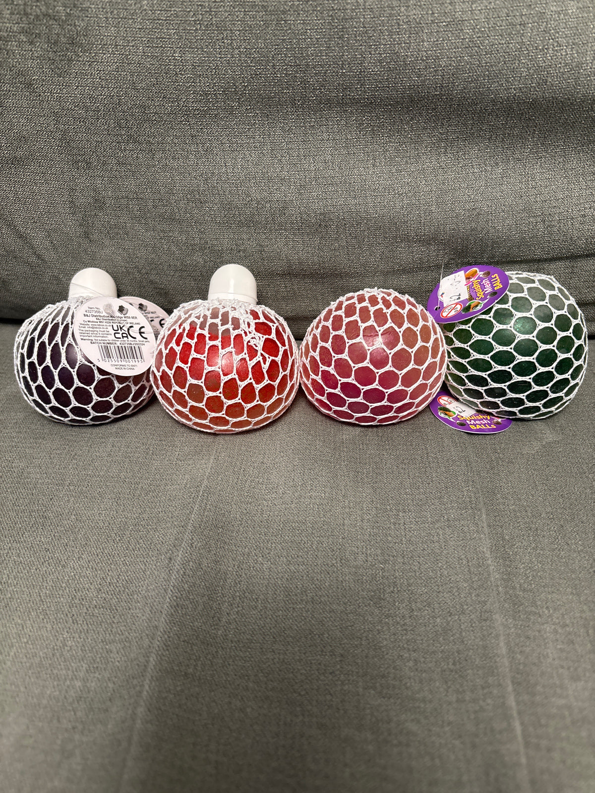Squishy mesh balls
