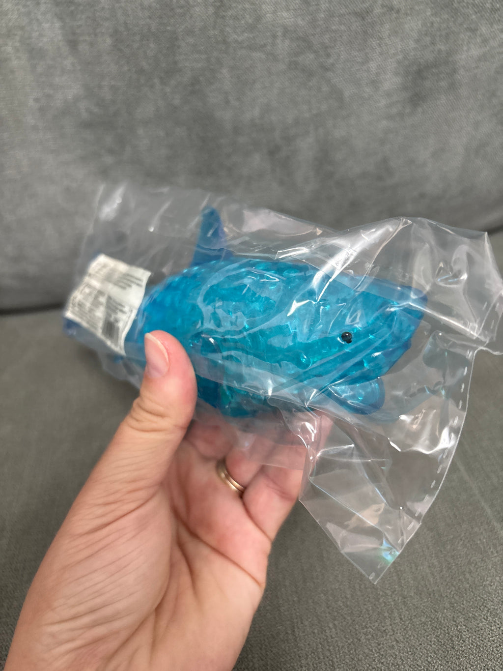 Orbs beads filled Squishy shark