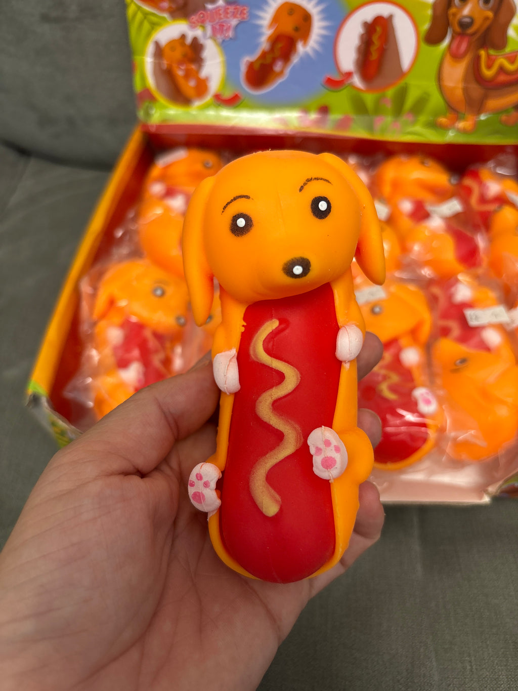 Squeezy sausage dog
