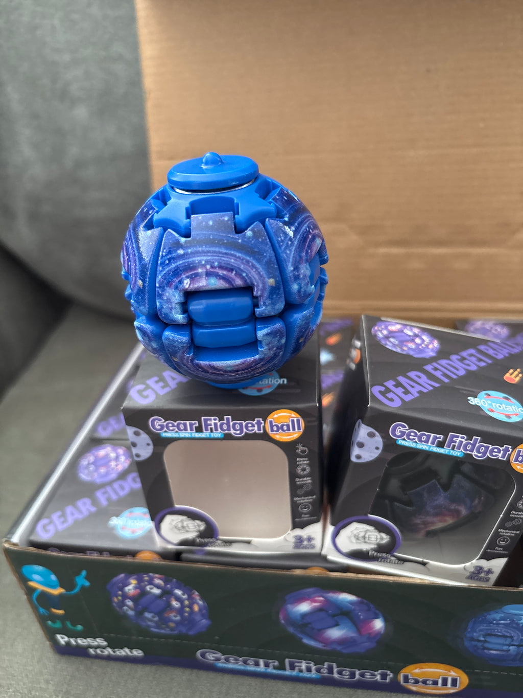 Gear fidget ball space edition