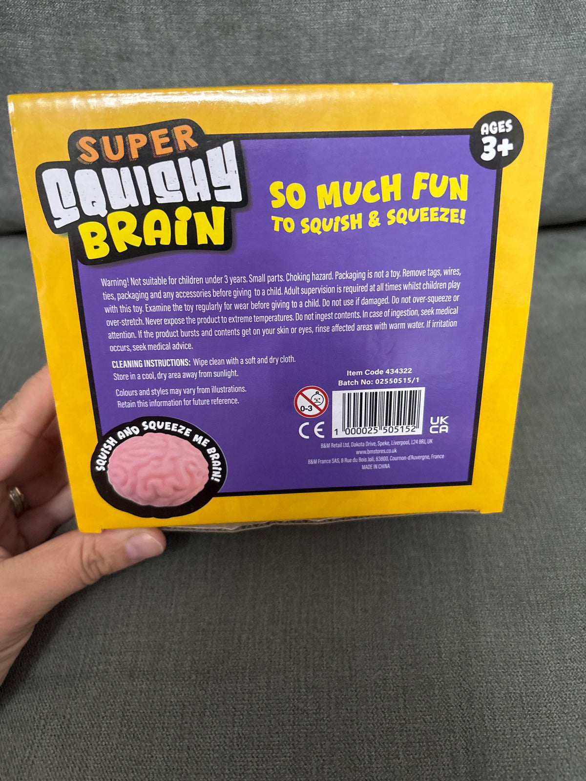 Jumbo squishy brain