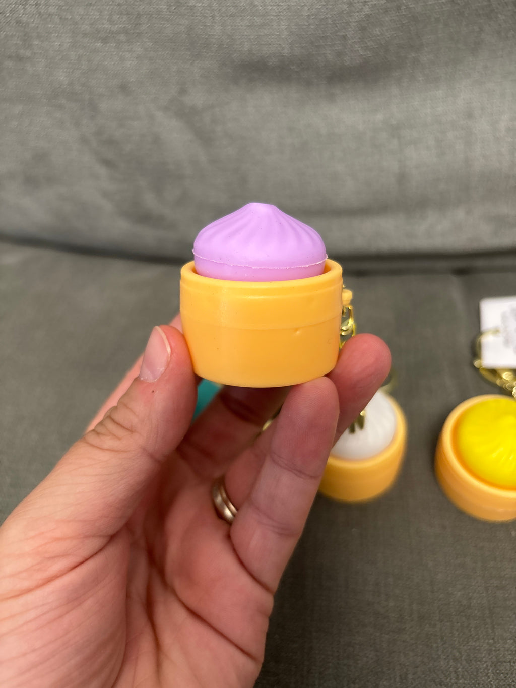 Dumpling clicker keyring