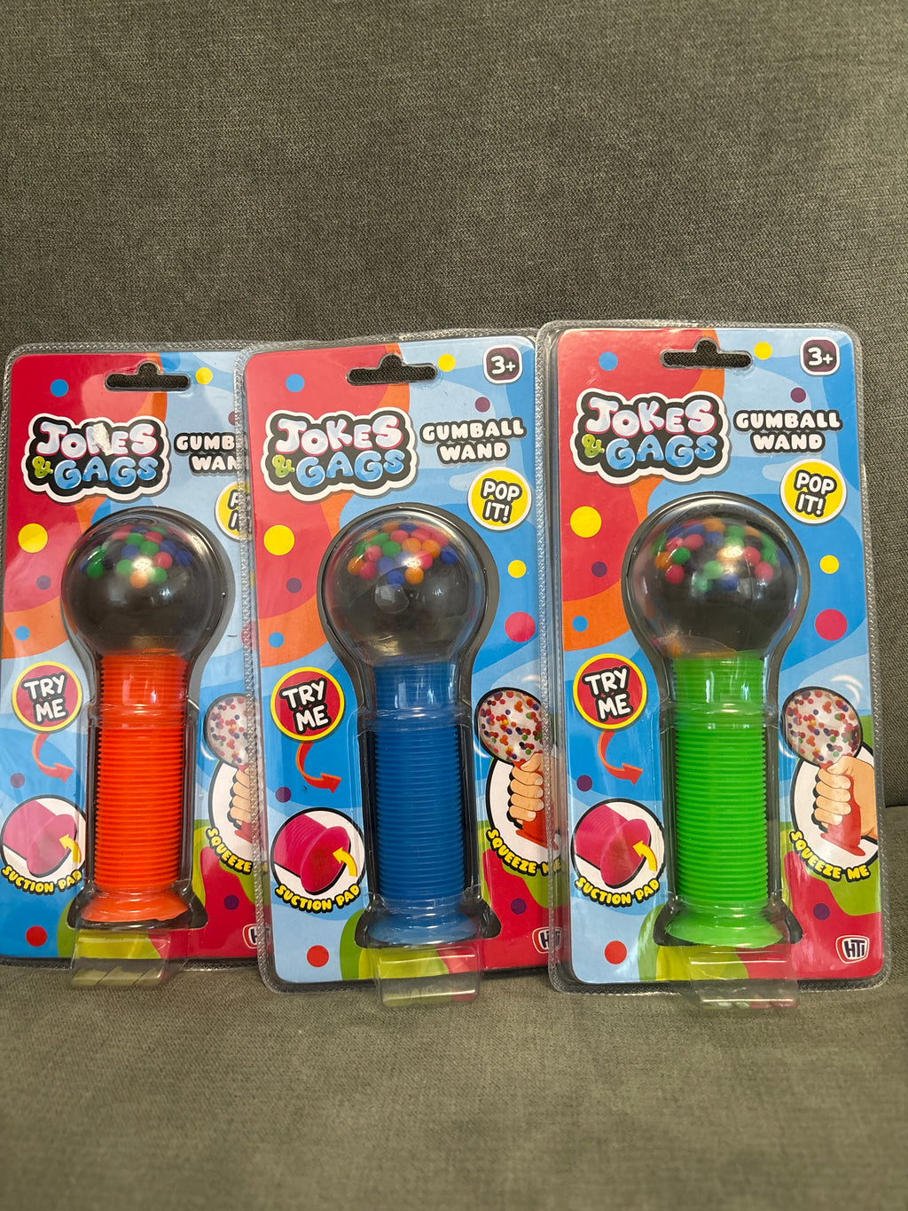 Squishy gumball wand