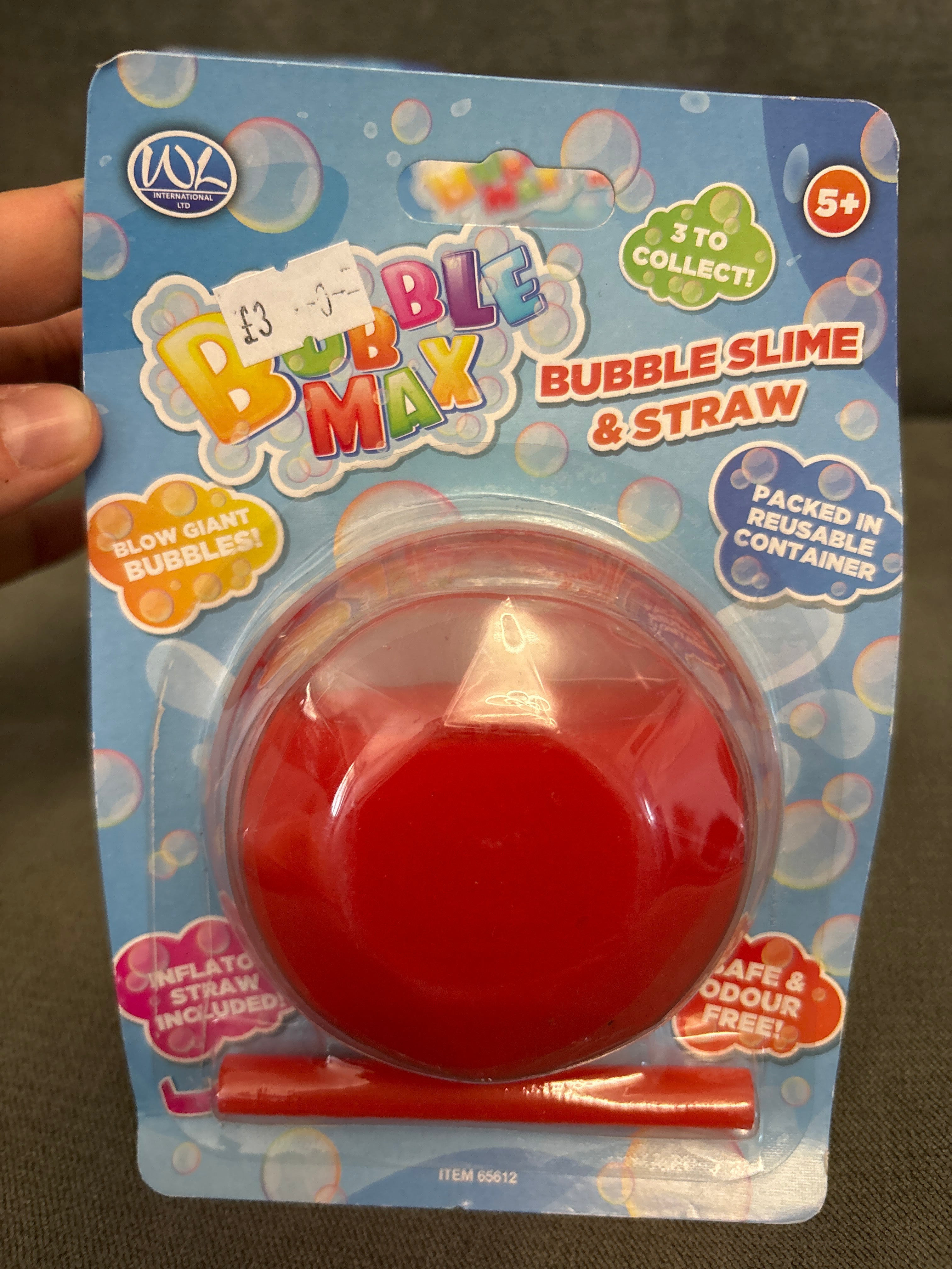 Bubble slime & straw